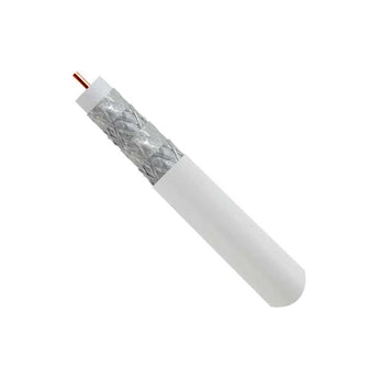 Vertical Cable 107-2310/WH White 1000-foot RG6 18AWG Quad Shielded Cable