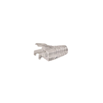 Vertical Cable 017-067TR-100 CAT6A RJ45 Clear Plastic Boots