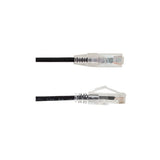 Vertical Cable 077-2010-05BK 6-inch CAT6A Black Slim Type Patch Cord