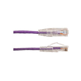Vertical Cable 077-2015-05PR 6-inch CAT6A Purple Slim Type Patch Cord