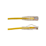 Vertical Cable 077-2018-05YL 6-inch CAT6A Yellow Slim Type Patch Cord