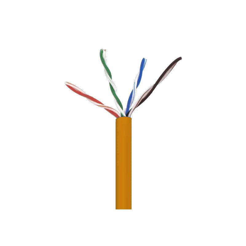 Wavenet 5E04UROR4 Orange 1000-Foot CAT5E UTP CMR Riser Cable