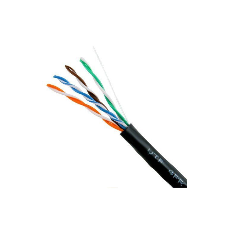 Wavenet 5EOSPBK2 Black 1000-Foot CAT5E 350MHz UTP Direct Burial Cable