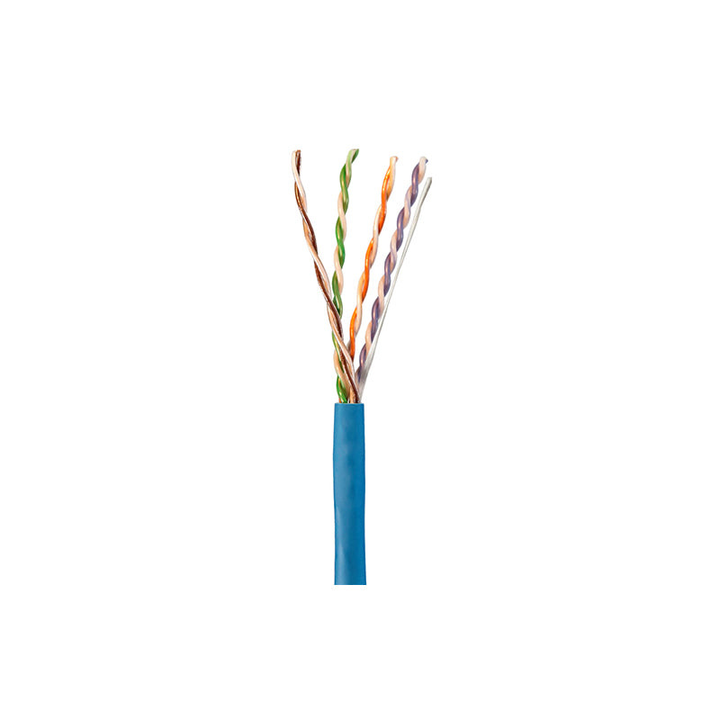 Wavenet 6E04URBL4 Blue 1000-Foot CAT6 23AWG 4PR 600MHZ CMR Riser Cable