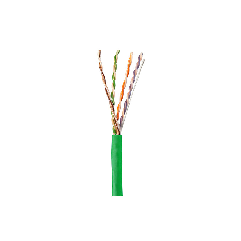 Wavenet 6E04URGN4 Green 1000-Foot CAT6 23AWG 4PR 600MHZ CMR Riser Cable