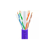 Wavenet 6E04URPR3 Purple 1000-Foot CAT6 CMR Cable