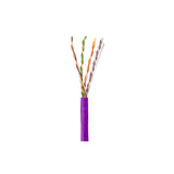 Wavenet 6E04URPR4 Purple 1000-Foot CAT6 23AWG 4PR 600MHZ CMR Riser Cable