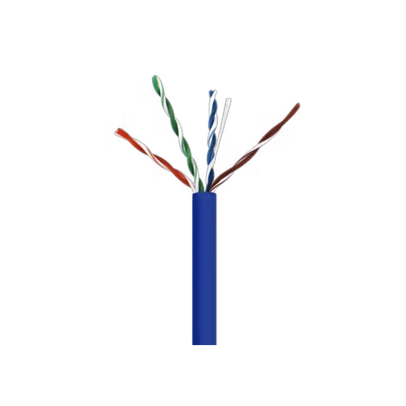 Wavenet 6E04URSPLSBL4 Blue 1000-Foot CAT6E UTP CMR Data Cable