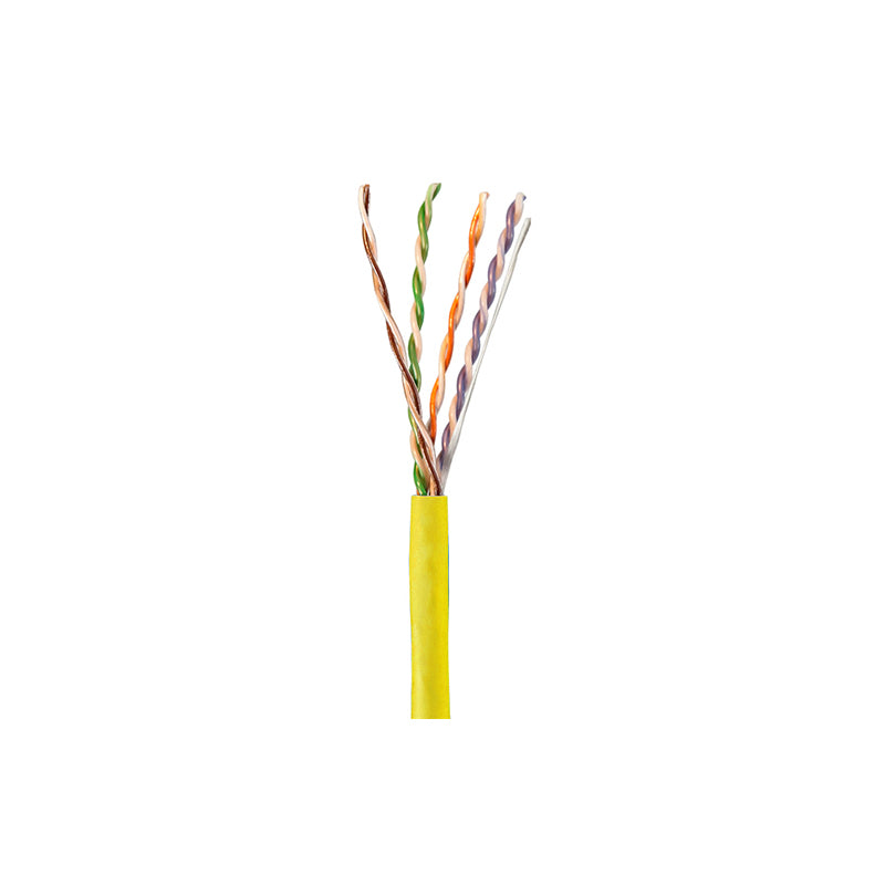 Wavenet 6E04URYL4 Yellow 1000-Foot CAT6 23AWG 4PR 600MHZ CMR Riser Cable