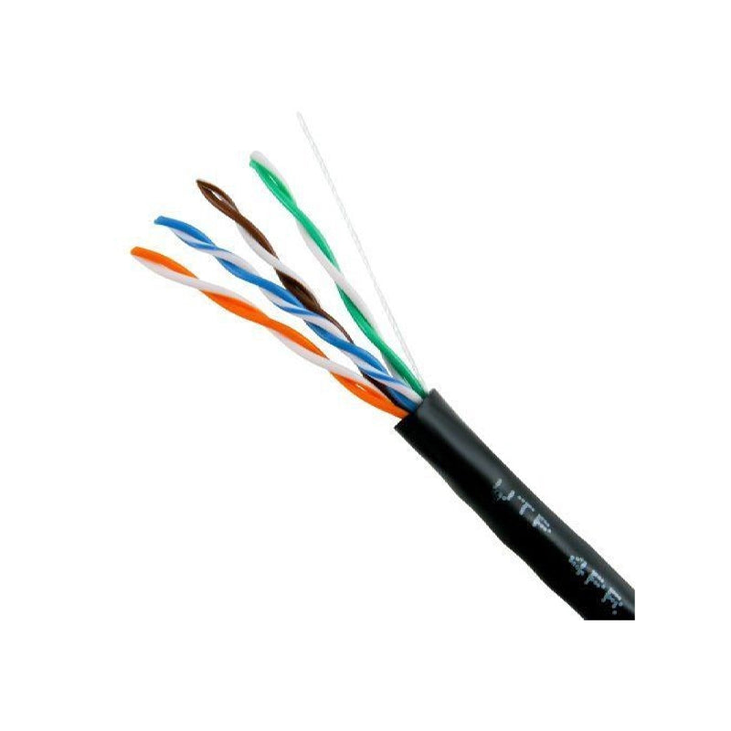 Wavenet 6EOSPBK2 Black 1000-Foot CAT6E 600MHz UTP Direct Burial Water-Block Cable