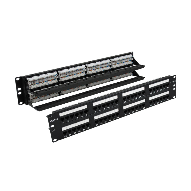 Wavenet 6EPP48-S 48-Port CAT6 Patch Panel
