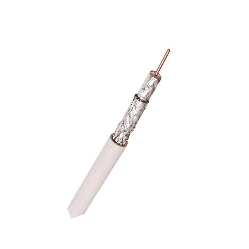 Wavenet RG6QRWH4 White 1000-Foot RG6 Quad Shield Coaxial Cable