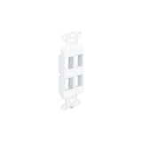 Wavenet DWIN-4P-WH 4-Port Decora Style Insert