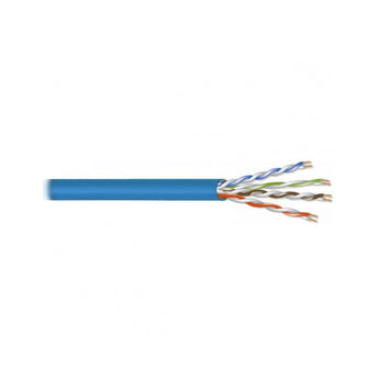 West Penn 254245EZBL1000 Blue 1000-foot 24 AWG 4-Pair Unshielded CAT5e Plenum Cable