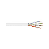 West Penn 254245EZWH1000 White 1000-foot 24 AWG 4-Pair Unshielded CAT5e Plenum Cable