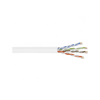 West Penn 254245EZWH1000 White 1000-foot 24 AWG 4-Pair Unshielded CAT5e Plenum Cable