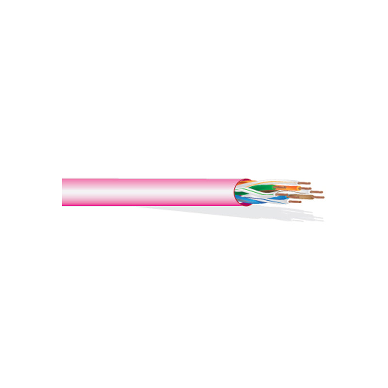West Penn 254246EZVT1000 Violet 1000-Foot CAT6 Plus 23/4PR Solid Unshielded Plenum Cable