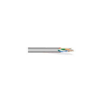 West Penn 4245EZGY1000 Gray 1000-Foot 8-Conductor 24 AWG Solid Unshielded CAT 5E Cable