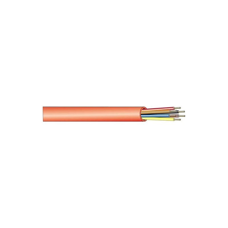 West Penn 60164BRD1000 Red 1000-Foot 16/4 Solid Plenum Unshielded Analog Audio Control Cable