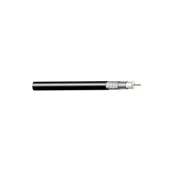 West Penn 6100EZBK1000 Black 1000-Foot RG6 8G CSS 100/60 PVC Coaxial Cable