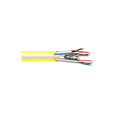 West Penn AC251822B3PYE05 Yellow 500-Foot 22/2 18/4 22/4 22/3 Shielded Flexible Plenum Access Control Cable