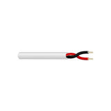West Penn 25225BWH1000 White 1000-Foot Unshielded 16AWG 2-Conductor Stranded Plenum Audio Cable